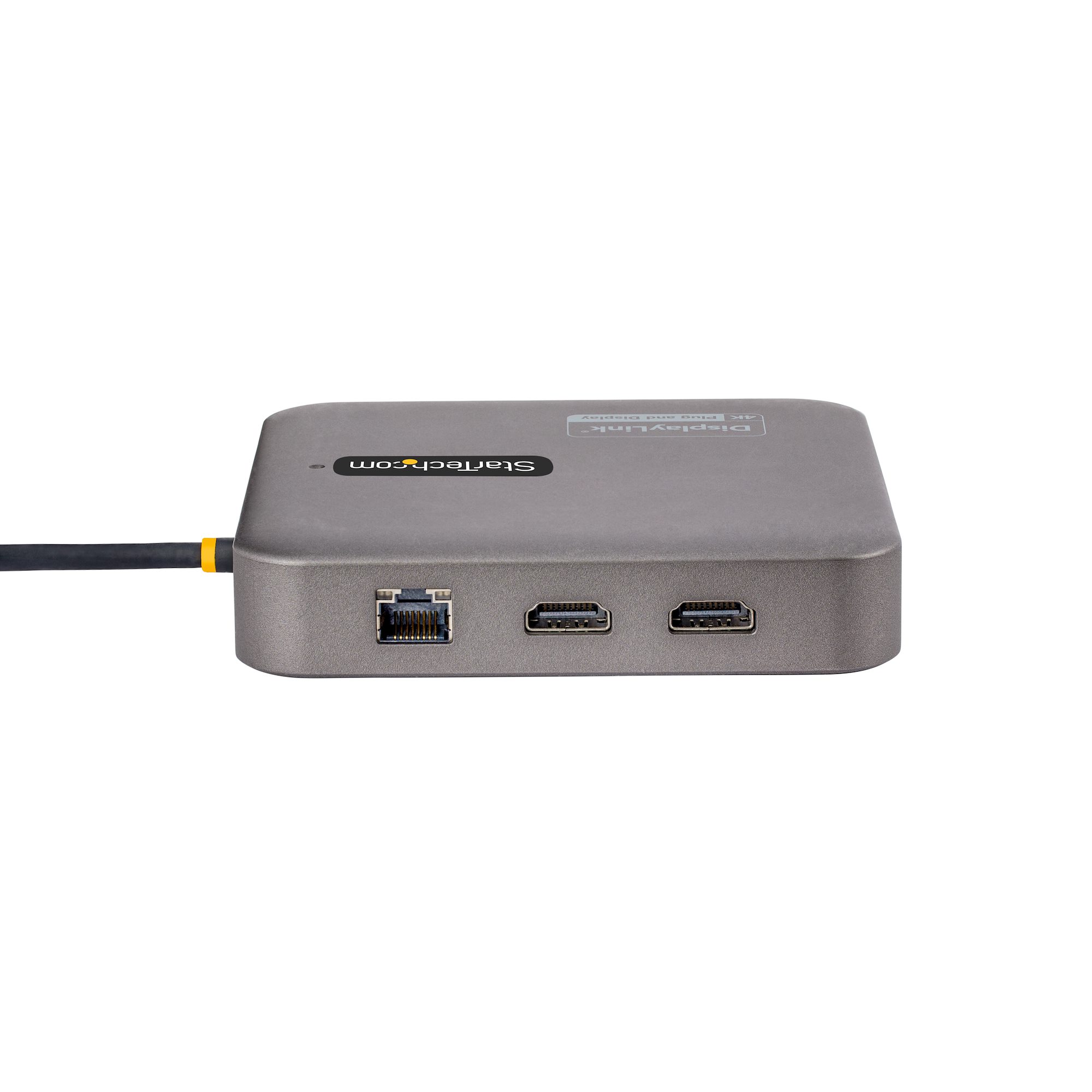 STARTECH.COM USB C Multiport Adapter Dual 4K 60Hz HDMI 2-Port 10Gbps USB-A/USB-C 3.1 Hub USB C Mini Dock 100W USB PD/GbE/SD