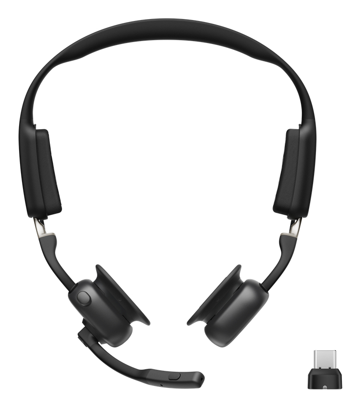 SHOKZ OPENMEET UC WITH USB-C AD HEADSET WITH NOISE CANCEL MIC D