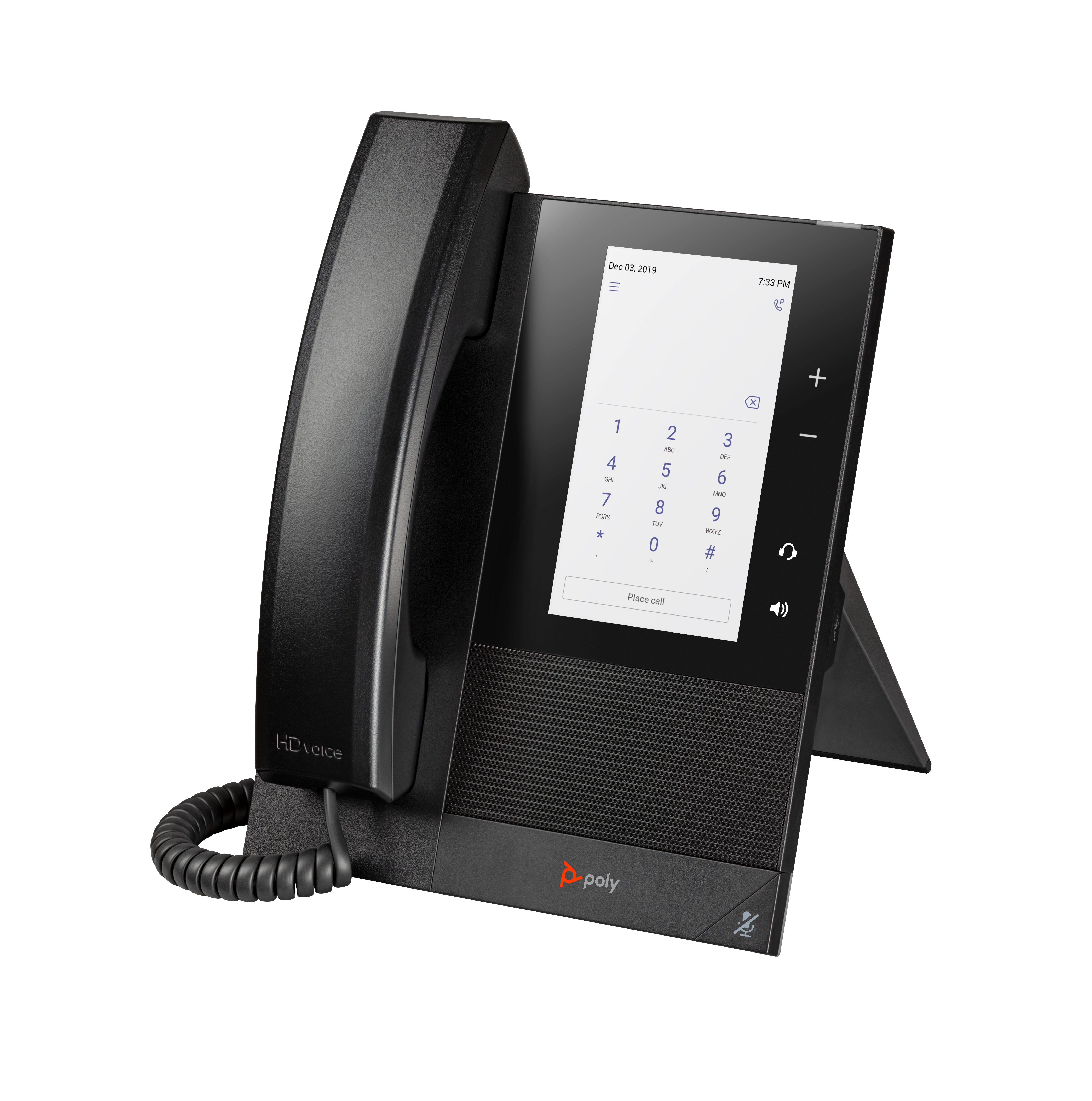 HP Poly CCX 400 Business Media Phone for Microsoft Teams and PoE-enabled No localization