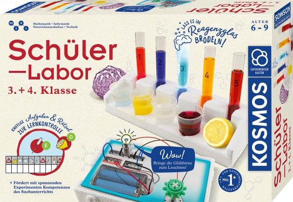 Schülerlabor 3. + 4. Klasse, Experimentierkasten