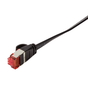 Logilink Flachpatchkabel 2xRJ45 U/FTP Cat6A 2.00m schwarz