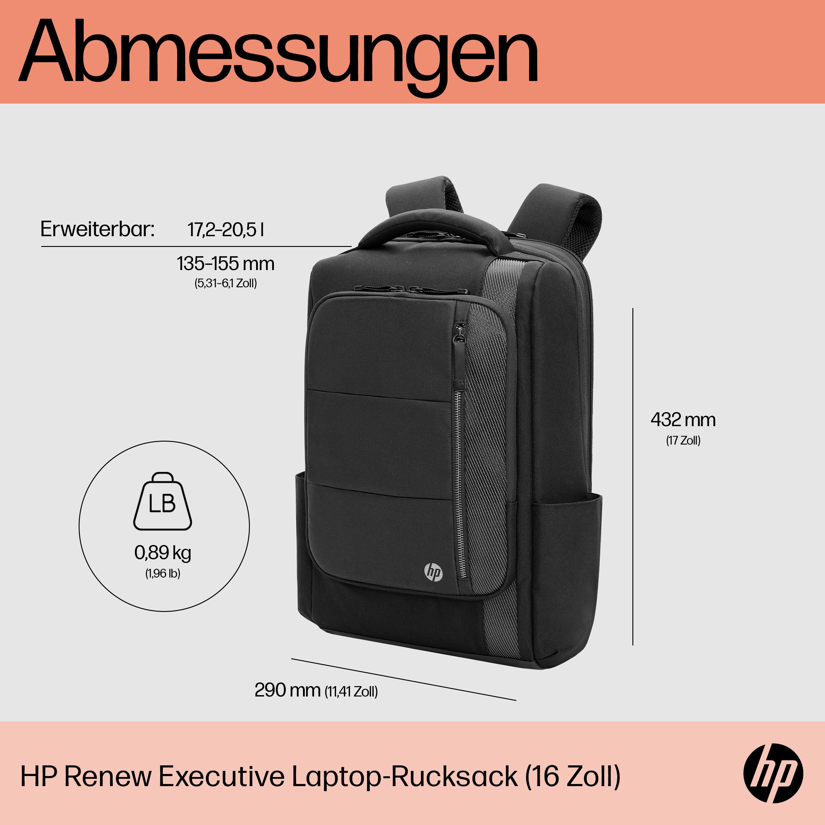 HP Renew Executive 40,64cm 16Zoll Laptop Backpack Smartbuy