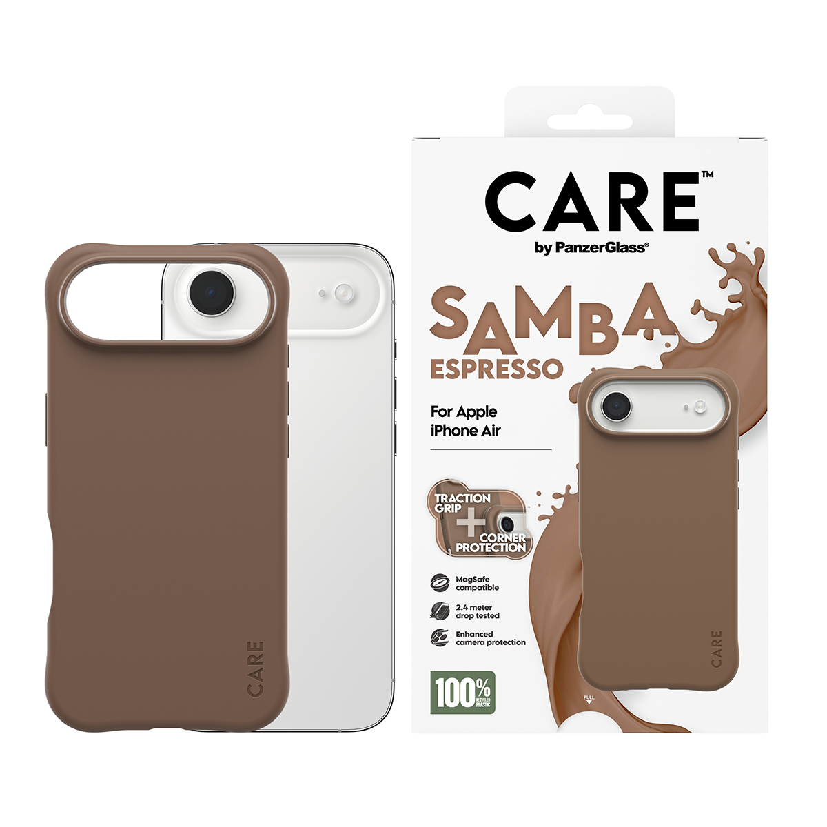 CARE BY FASHIONABLE CASE SAMBA ESPRESSO W. MAGSAFE IPHONE 17 AI