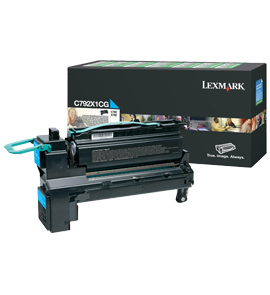 LEXMARK C792 Toner cyan Standardkapazität 20.000 Seiten 1er-Pack return program