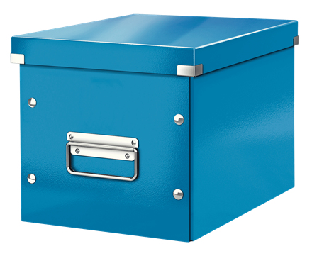 LEITZ Click & Store Aufbewahrungsbox 10,0 l blau 26,0 x 26,0 x 24,0 cm, 1 St.