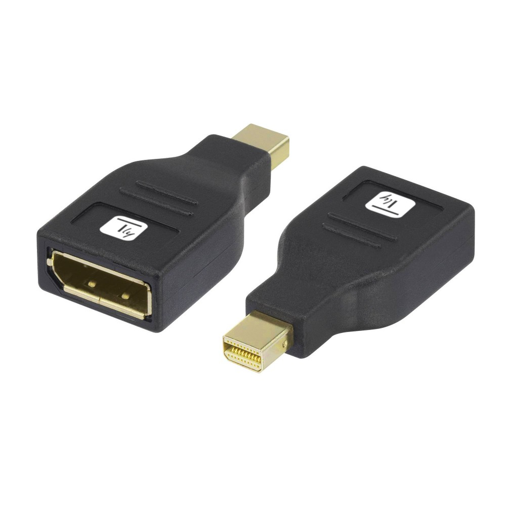 TECHLY Adapter DisplayPort F auf Mini DisplayPort M 4K schwarz