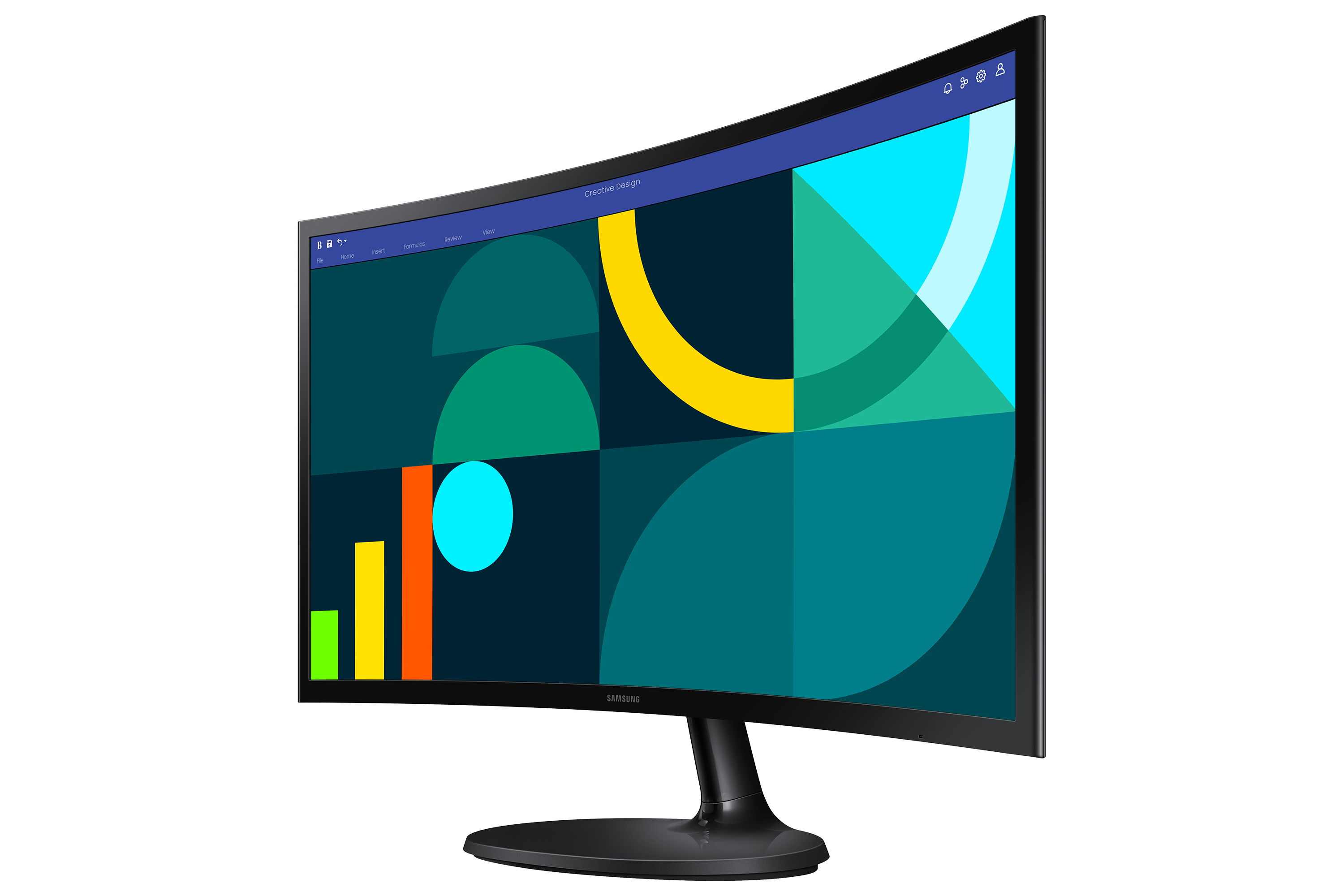 SAMSUNG S24D364GAU Curved Monitor 59,0 cm (24,0 Zoll) schwarz