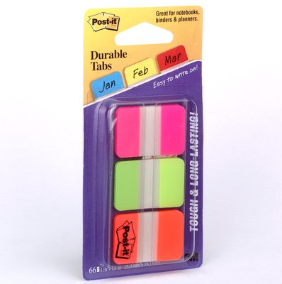 Post-it® Index Strong Haftmarker farbsortiert 3x 22 Streifen