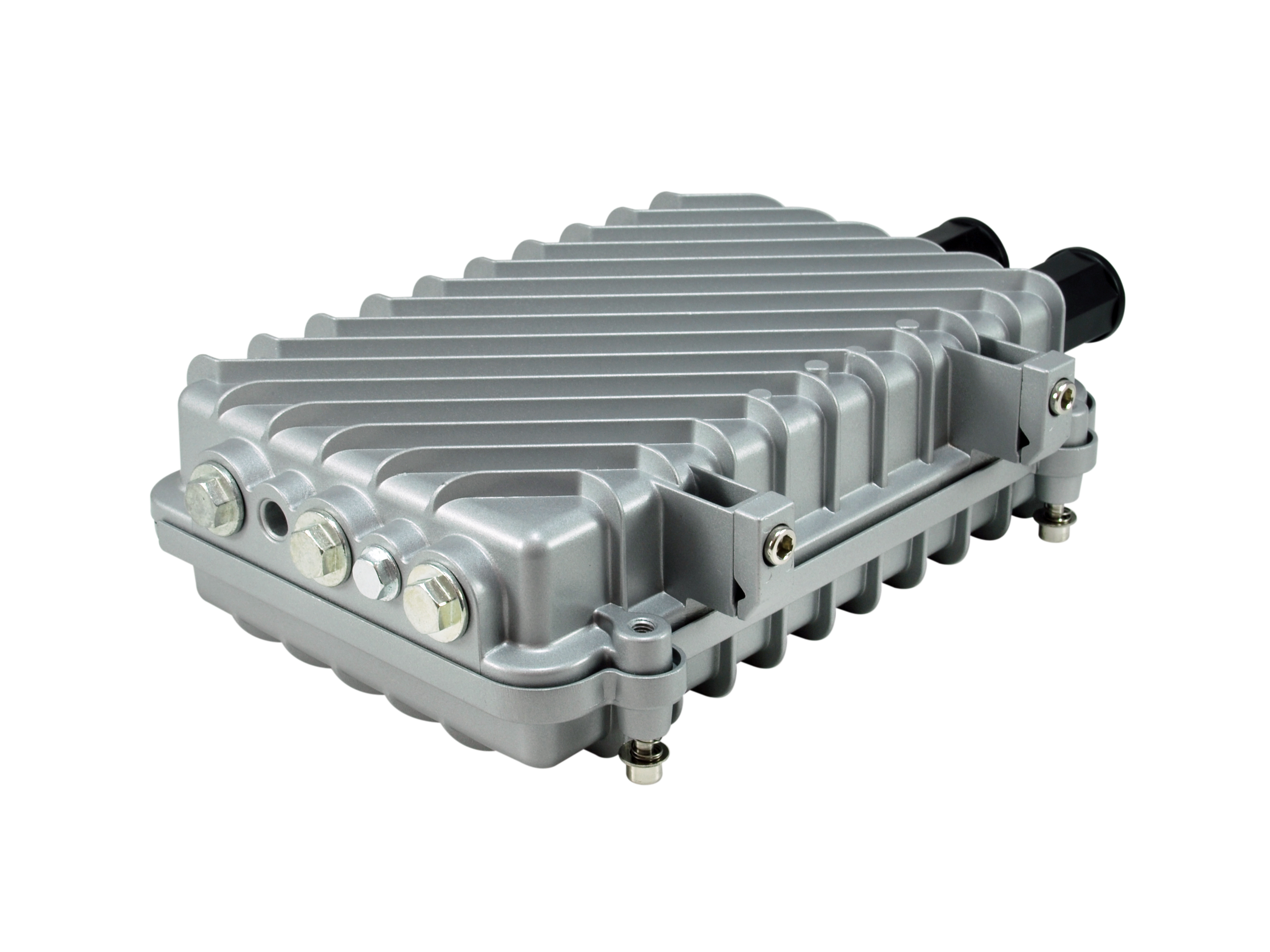 LevelOne PoE Repeater Cascadable 2xFE PoE IP66 silber
