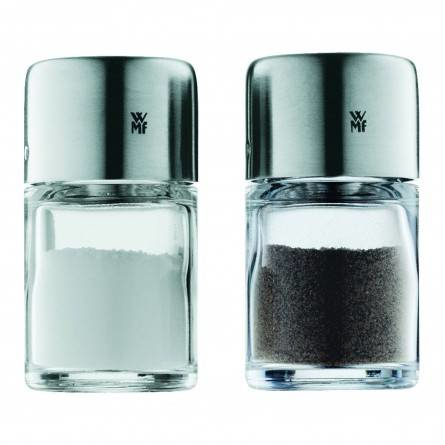 WMF Salz- und Pfefferstreuer Bel Gusto transparent/silber 2-tlg., 1 Set