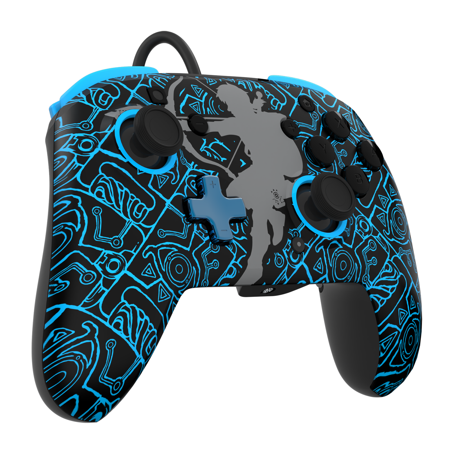 PDP Controller Rematch Wired SheikahShoot GlowintheDark Swit