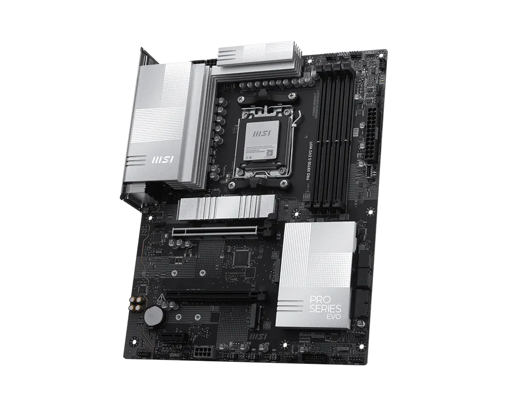 MSI PRO X870E-S EVO WIFI AM5 MB 4xDDR5 4xSATA 3xM.2