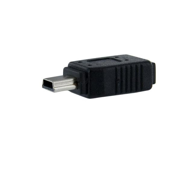 StarTech.com UUSBMUSBFM Adapter USB Micro-B zu USB Mini-B Schwarz