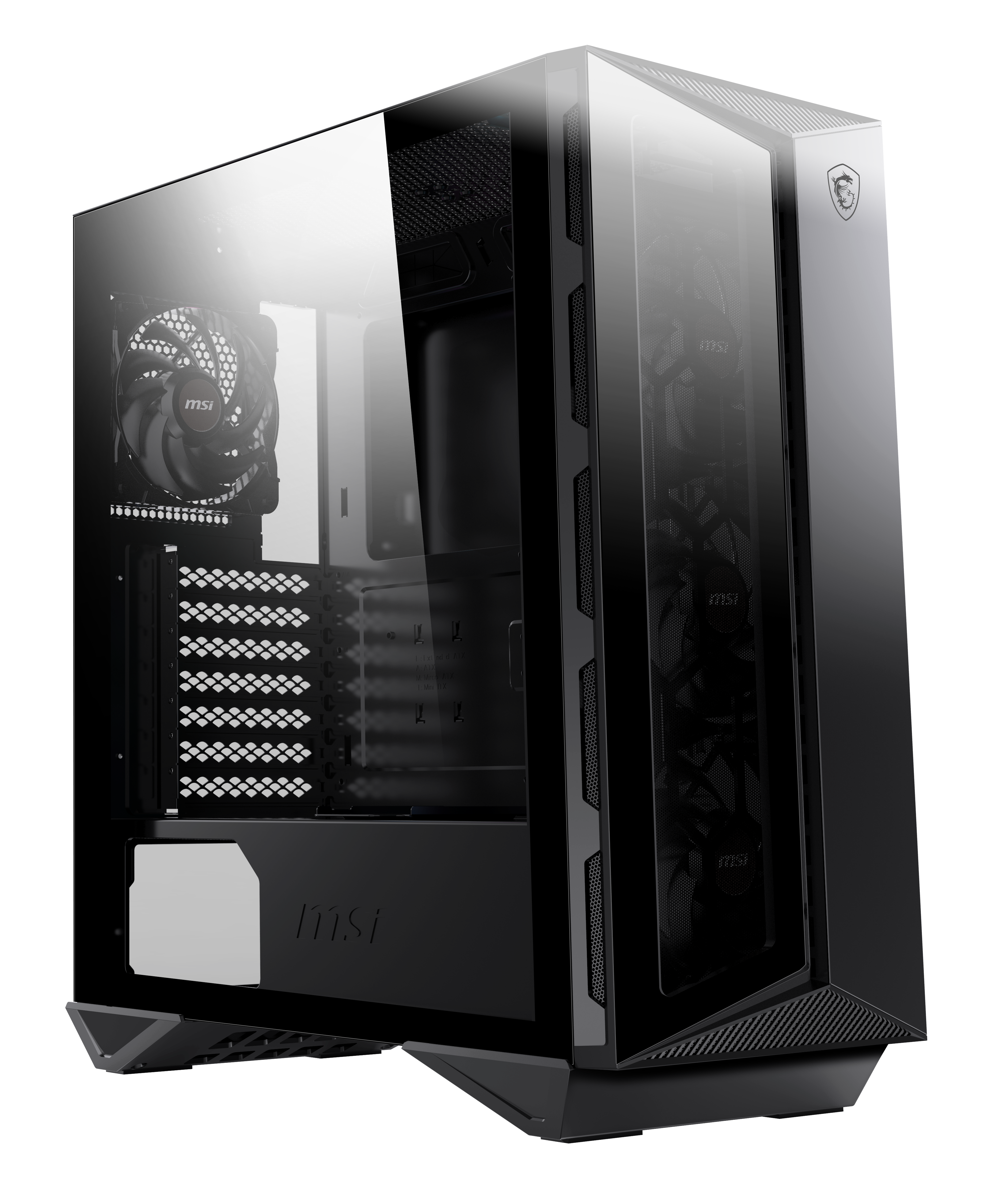 MIDI MSI MPG GUNGNIR 110R | black. window. RGB