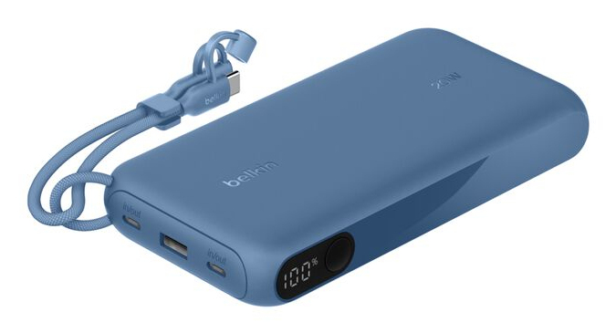 BOOSTCHARGE POWER DELIVERY POWE MIT DISPLAY 20.000MAH 20 W BLAU