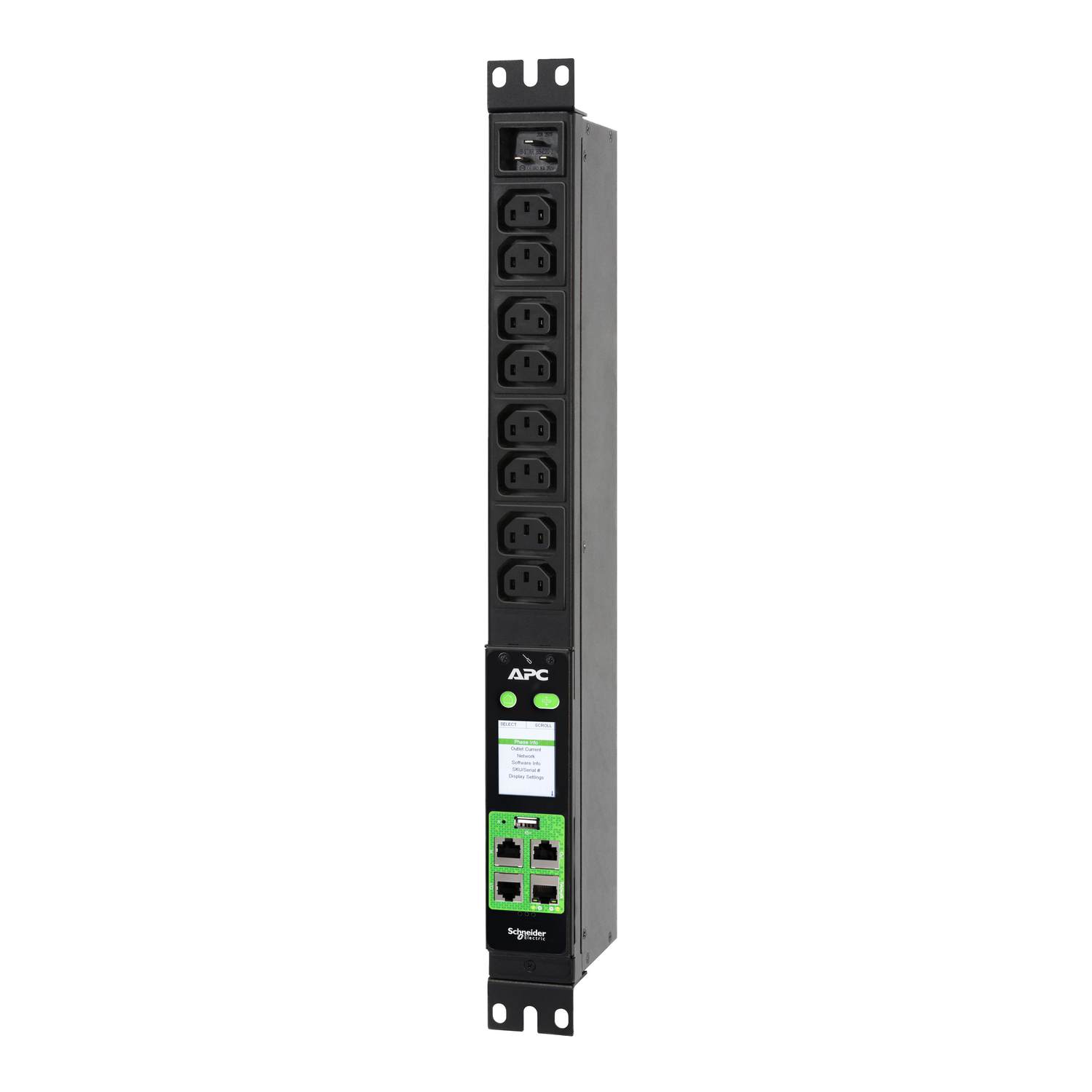 APC Easy PDU Metered 1 U 16A 230V 8 C13