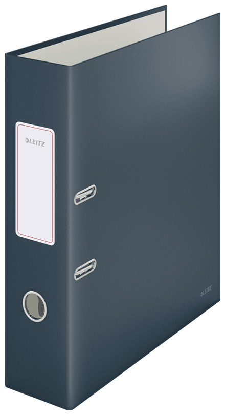 LEITZ Cosy Soft-Touch Ordner samtgrau Karton 8,0 cm DIN A4, 1 St.