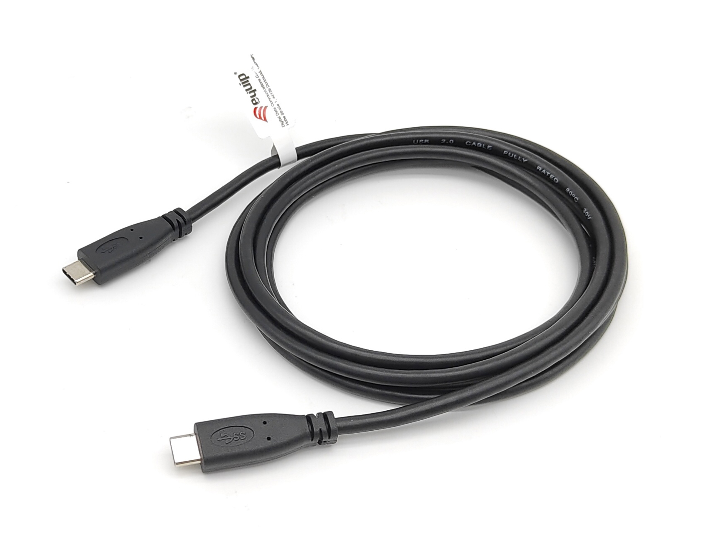 Equip Kabel USB-C2.0->C 3A PD60W St/St 2.00m schwarz
