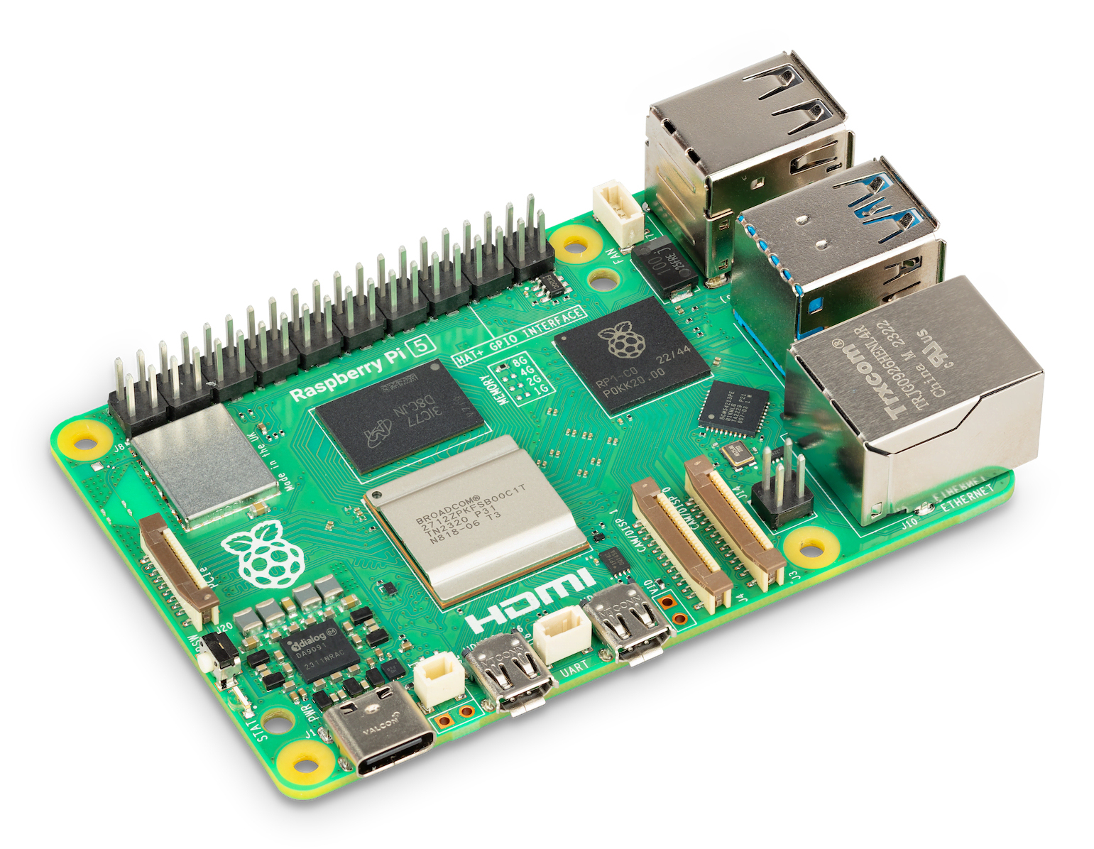 Raspberry Pi 5 16GB, Mainboard