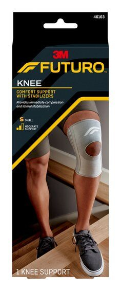 FUTURO™ Kniebandage 46163DABI, Gr. S grau 30,5-36,8 cm, 1 St.