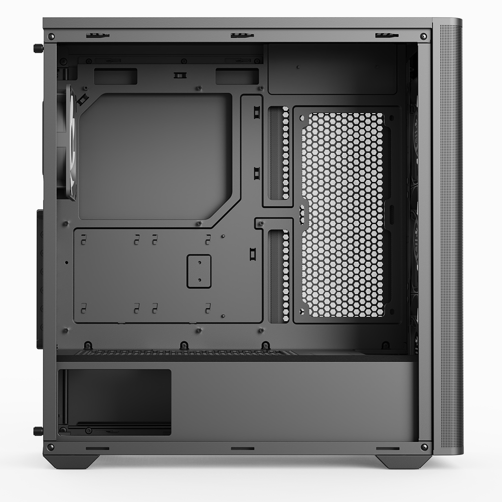 AeroCool Geh Midi D501A-G-WT-V2 (W/Wood/ATX)
