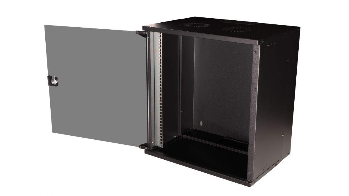 Equip 19 Wandgehäuse Glastür ECO 540x400mm 12U schwarz