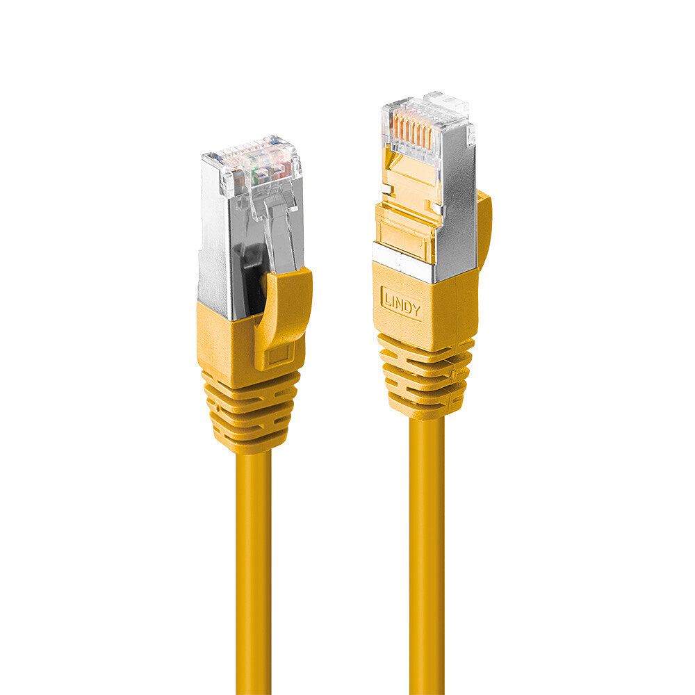 LINDY Patchkabel Cat6A S/FTP LSZH, gelb 1,50m