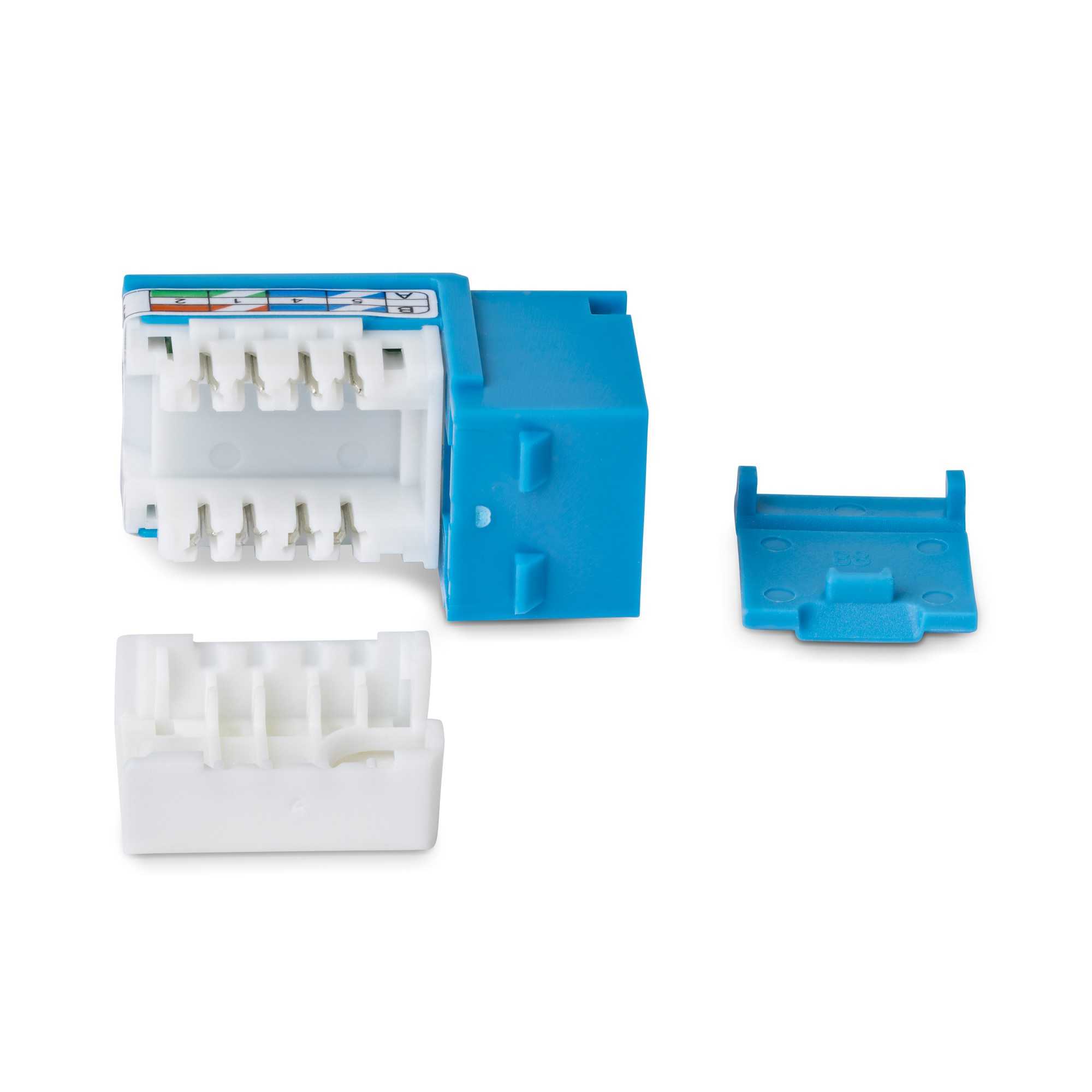 CAT6 KEYSTONE JACK 24-PACK 24-PACK90-DEGREE 110 PUNCH DOWN