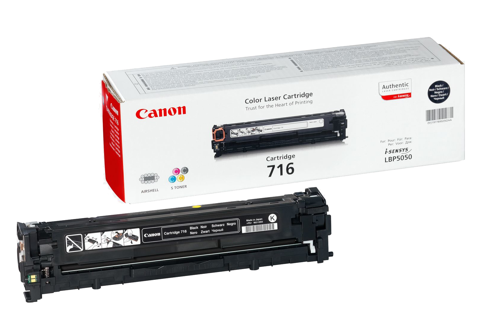 TONER CARTRIDGE 716 BLACK FOR LBP 5050 5050N