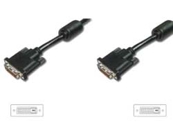 DIGITUS DVI-D-Kabel DVI(24+1) -> DVI(24+1) St/St 2.00m schw Polybeutel