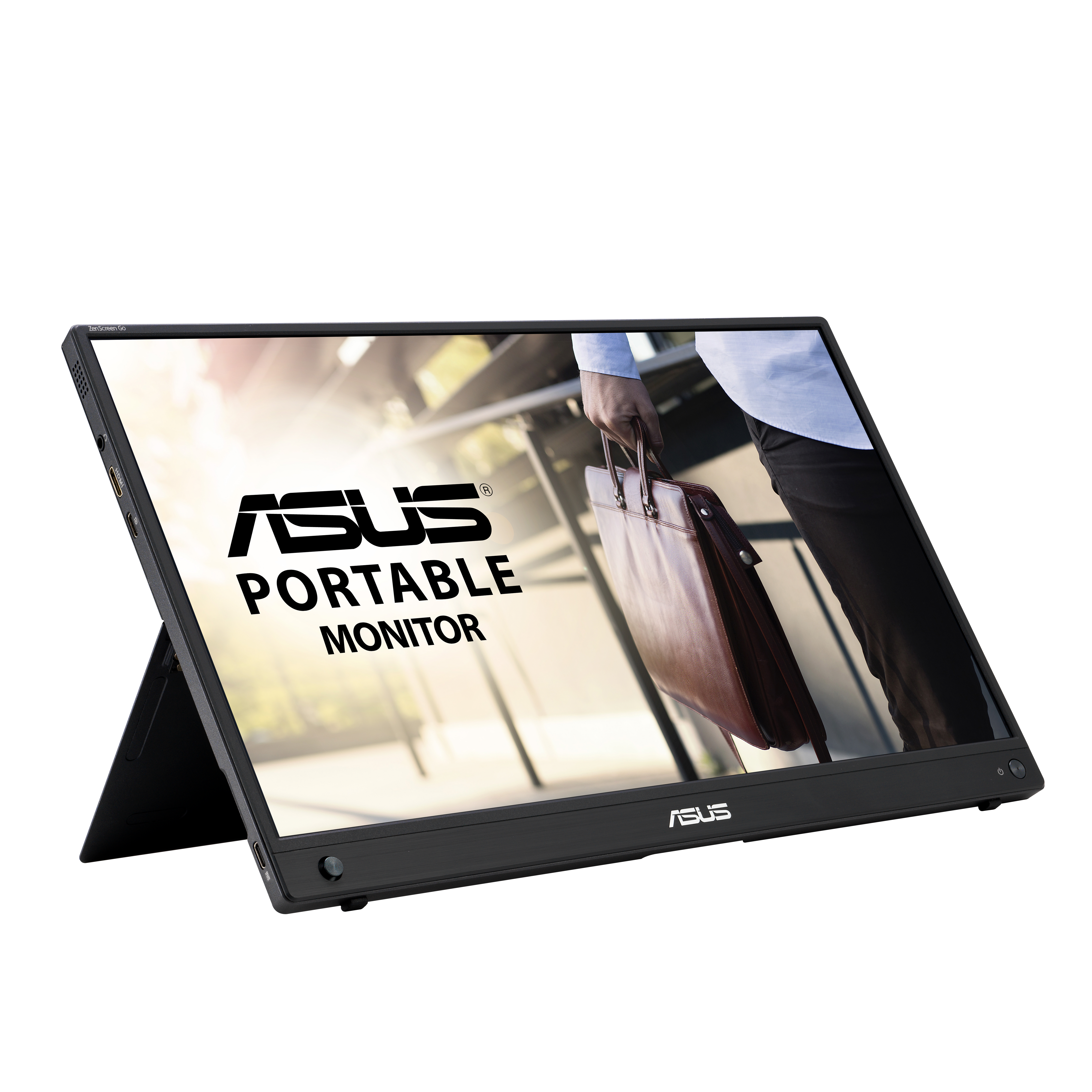 ASUS MB16AWP 39,62cm 15,6Zoll WLED IPS FHD AG 16:9 60Hz 250cd/m2 5ms Mini HDMI USB Type-C 2x1.5W speaker Black+Gun Metal