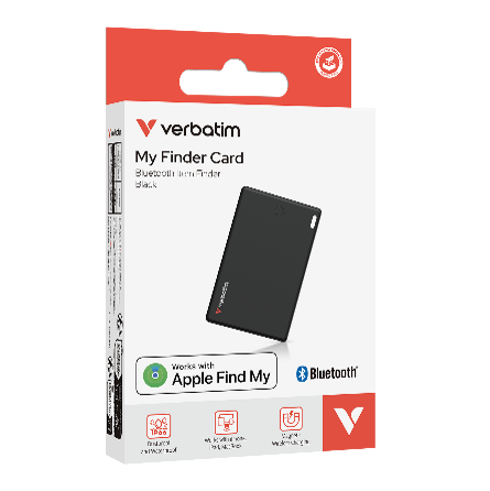 Verbatim My Finder Card Bluetooth Finder 1 pack black