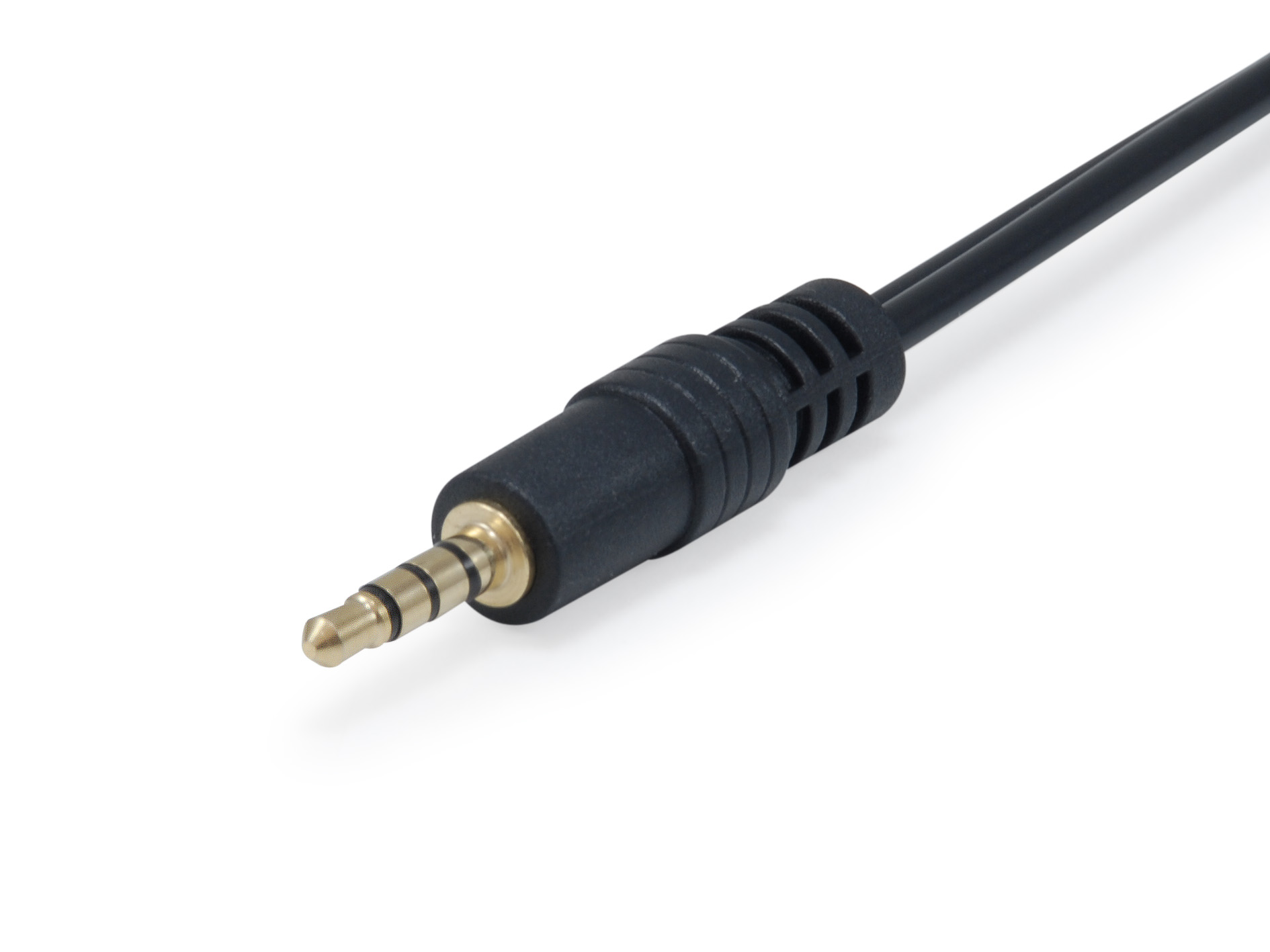Equip Audiokabel 3.5mm->2x3Pin St/Bu 0.15m schwarz Polybeutel