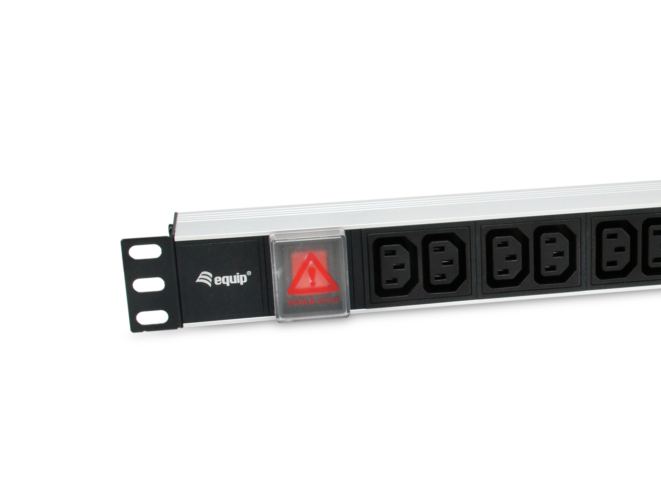 Equip 19 Steckdosenleiste 12xIEC 60320 C13+Switch sw. Alu.