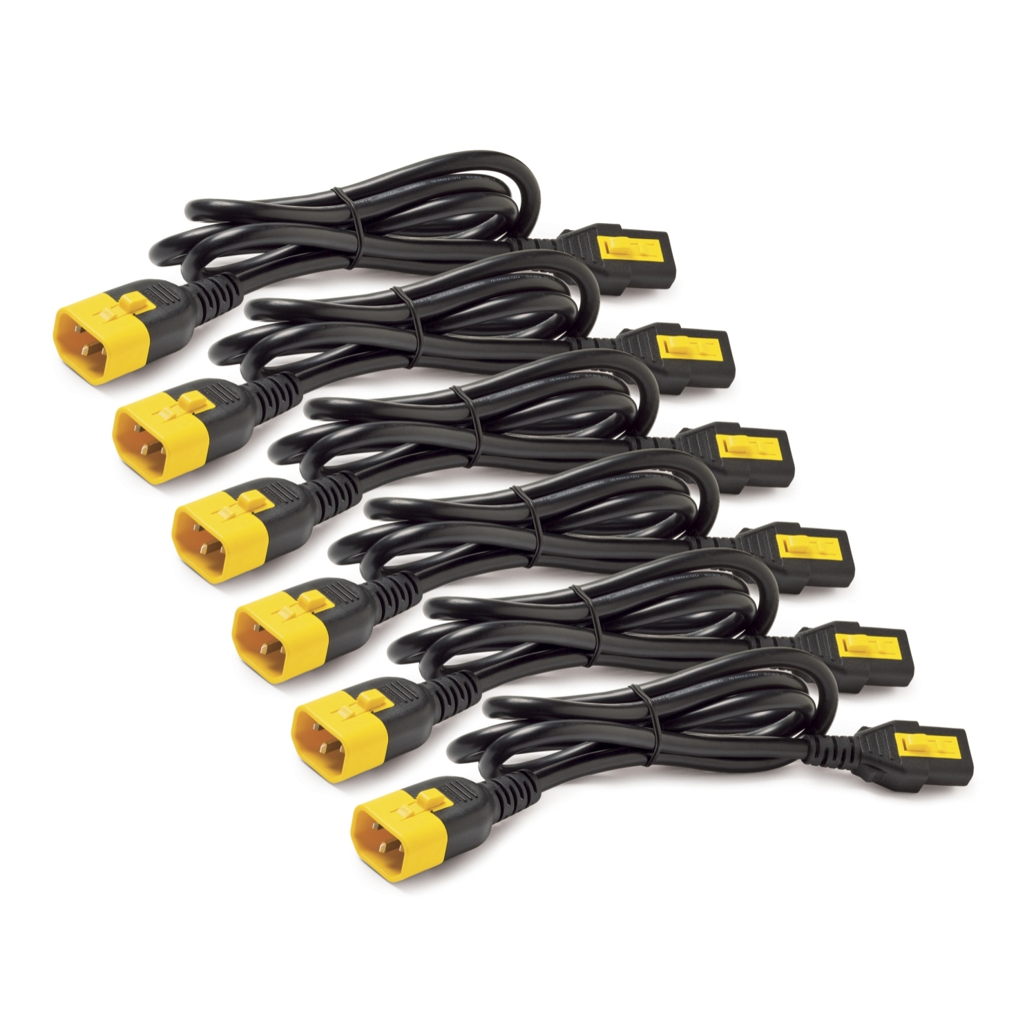 APC Power Cord Kit 6 EA Locking C13 to C14 0.6m Blue