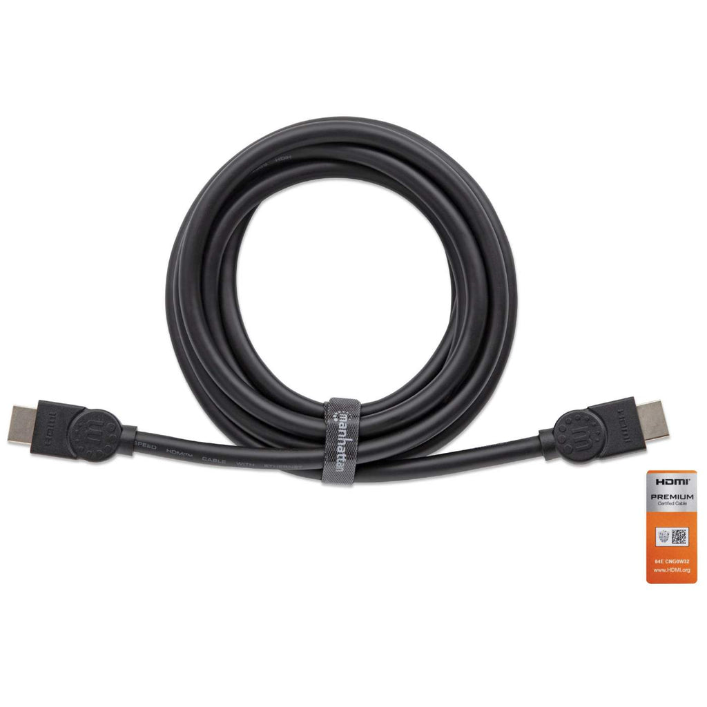 MANHATTAN Premium HDMI-Kabel Ethernet-Kanal 4K@60HZ 5m