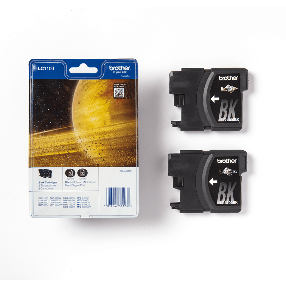 brother LC-1100BK schwarz Druckerpatronen, 2er-Set