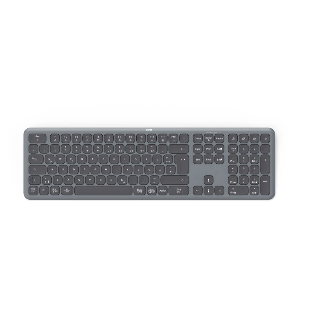 hama WK-550 Tastatur kabellos schwarz