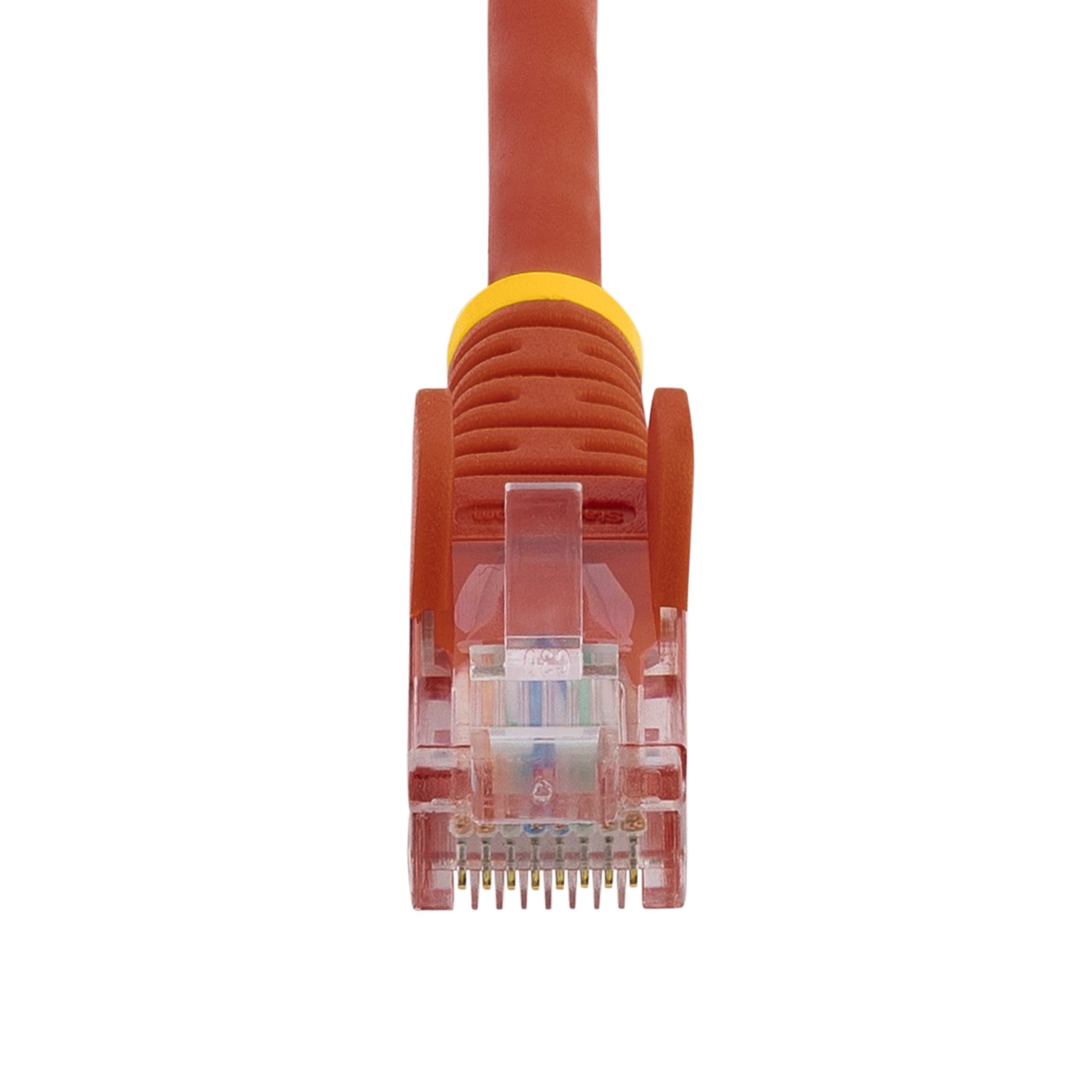 1M CAT 5E RED SNAGLESS ETHERNET RJ45 CABLE MALE TO MALE