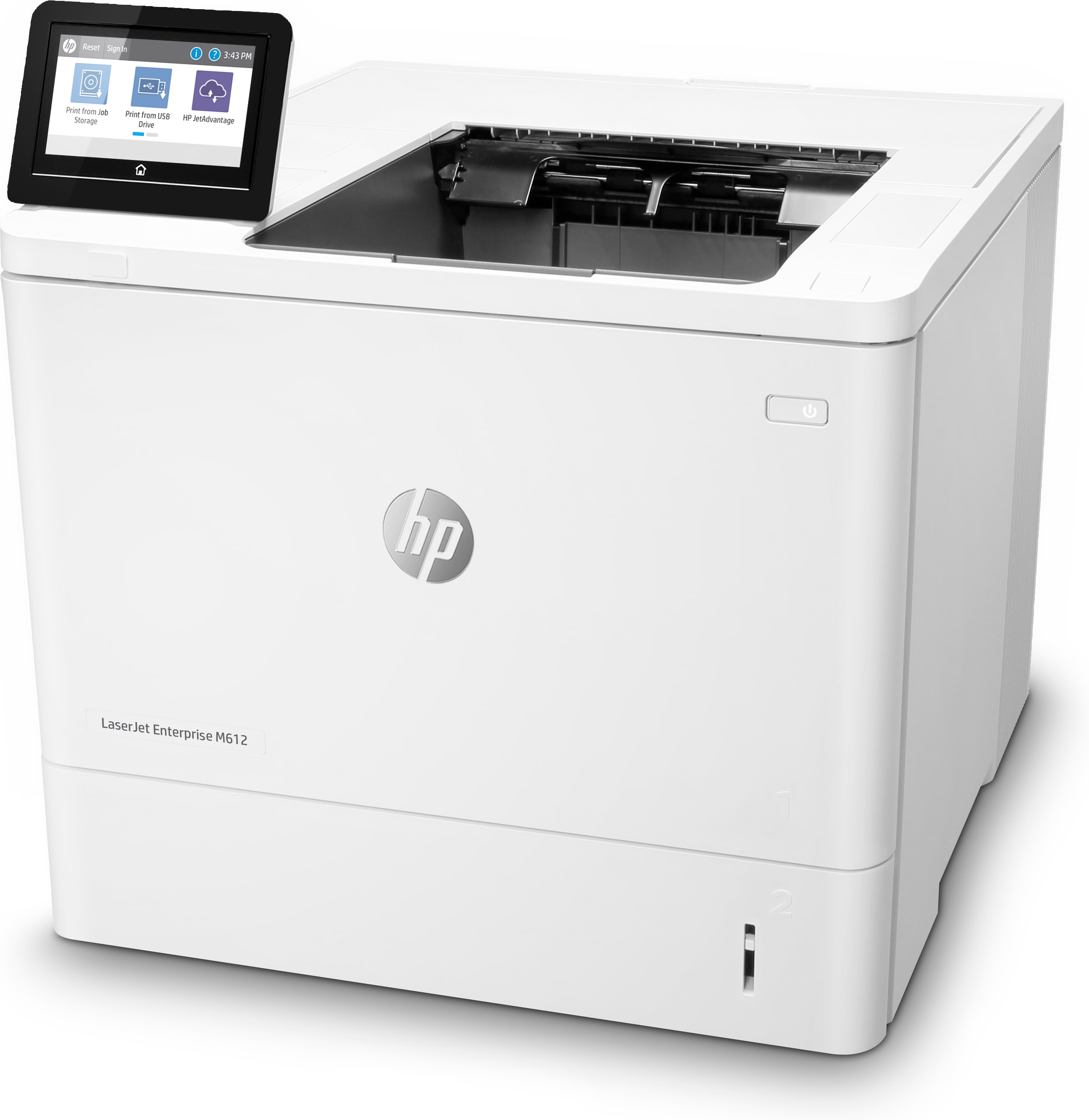 HP LaserJet Enterprise M612dn Printer Mono Duplex laser A4 1200x1200dpi 71ppm 650sheets USB LAN