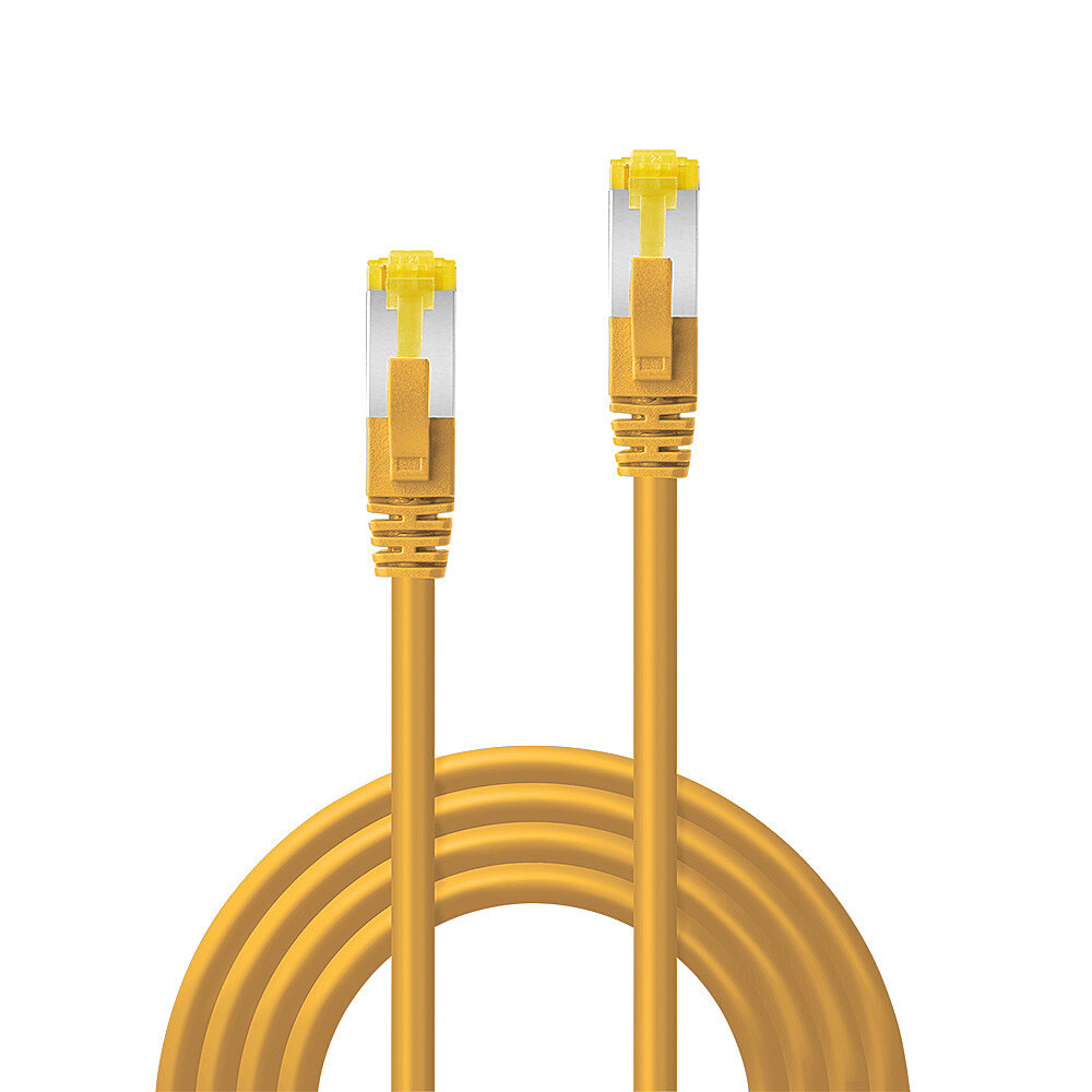 LINDY Patchkabel Cat6A RJ45 S/FTP Cat7 LSZH Kabel gelb 1,5m