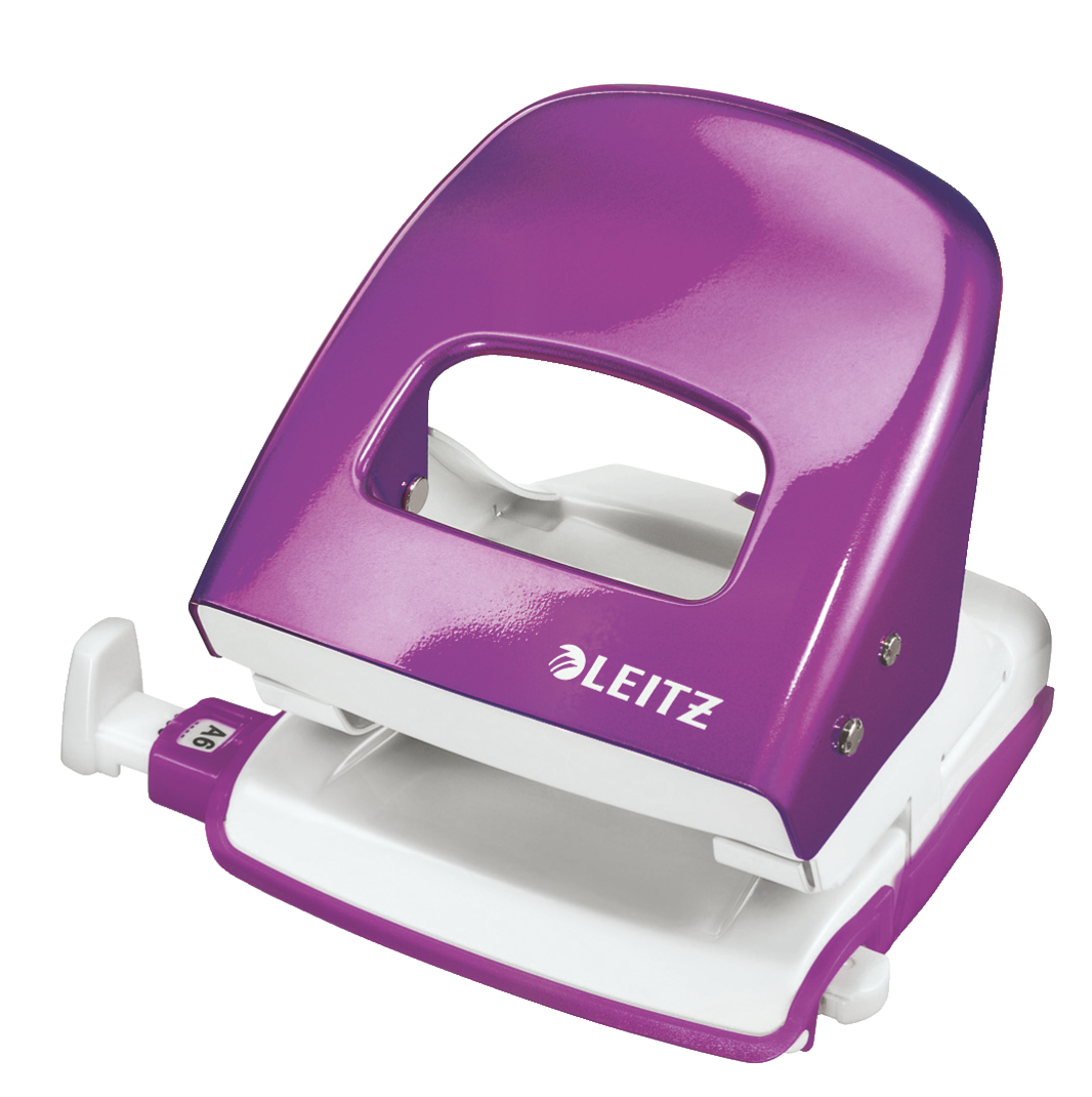 LEITZ Locher NeXXt 5008 WOW violett-metallic, 1 St.