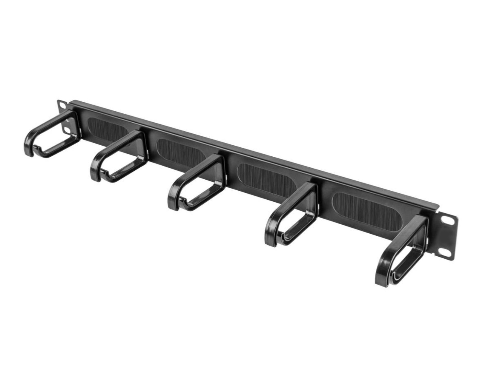 Equip 19 Kabelmanagement 5xPlastikringe Stahl 1U RAL9005