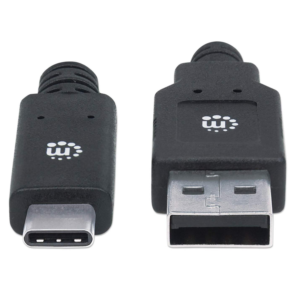 MANHATTAN USB 3.1 Gen1-Kabel C-Stecker/A-Stecker 2m schwarz
