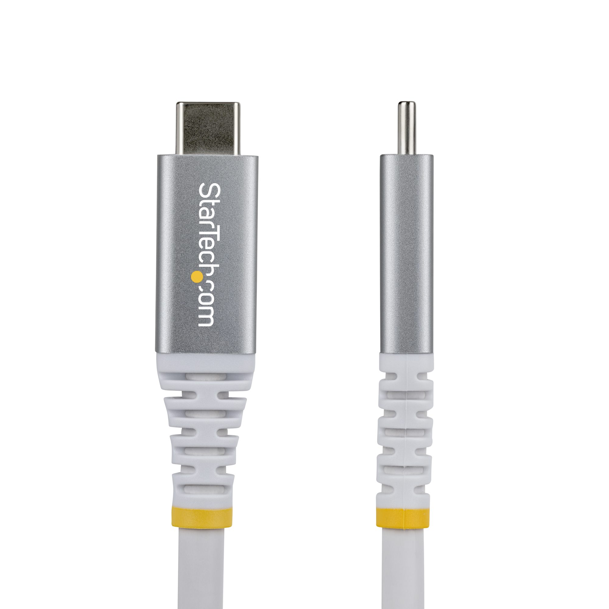STARTECH.COM 3m USB4 Kabel 20Gbps USB-IF-zertifiziertes USB-C Kabel 60W 4K 120Hz DP2.1monitorkabel TPE-Mantel Weiss