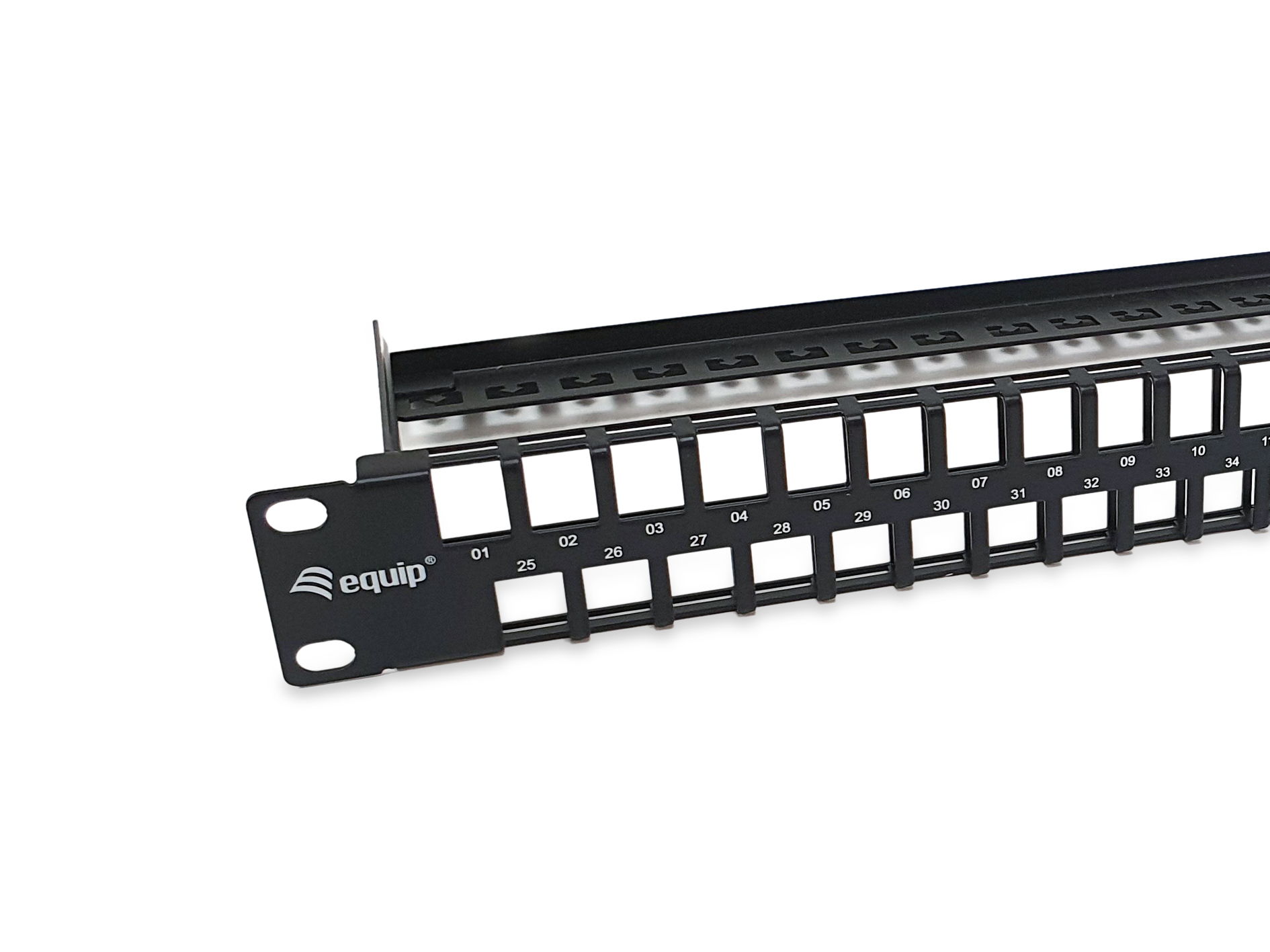 Equip 19 Patchpanel 48xKeystones UTP 1U LSA/110 RAL9005