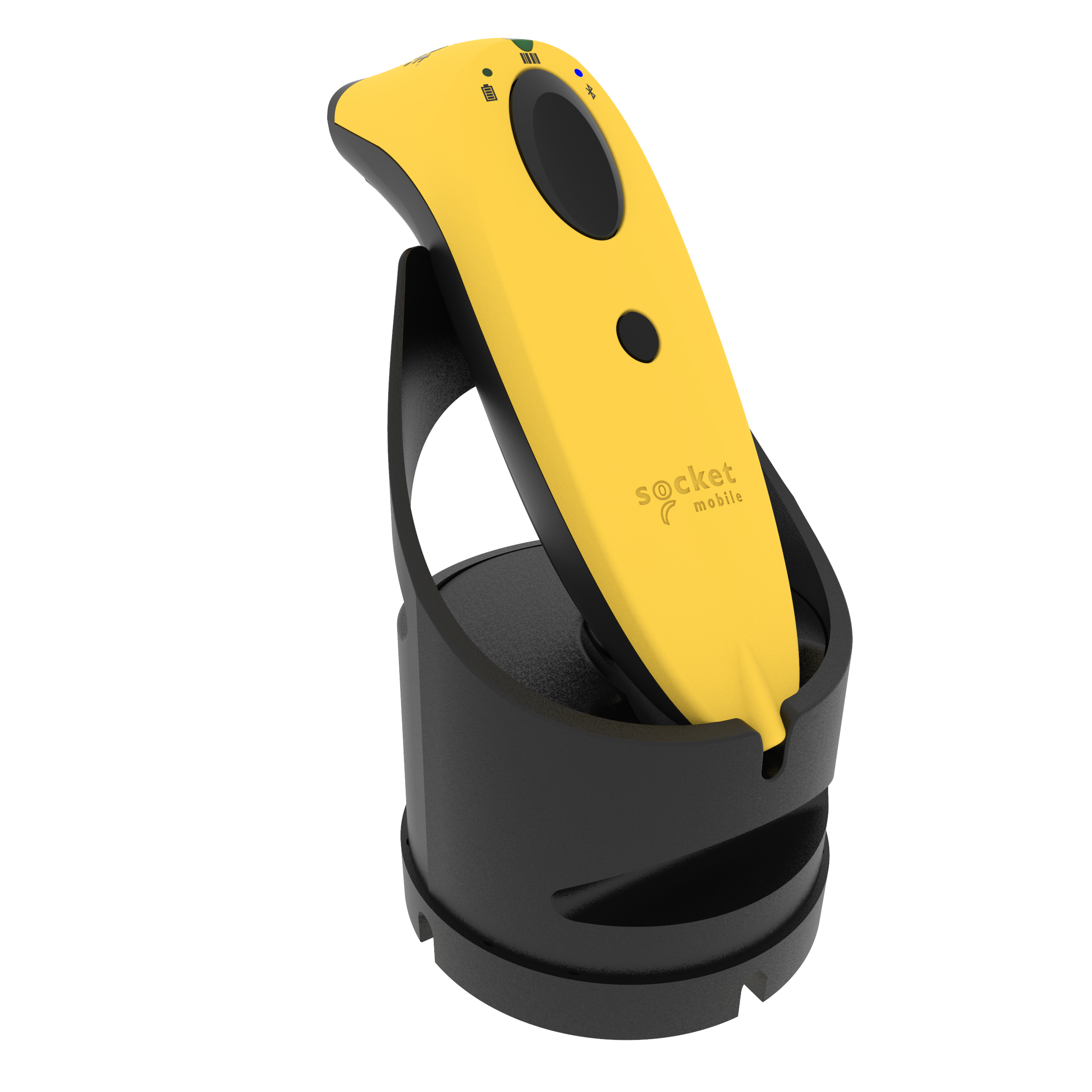 SOCKETSCAN S720 LINEAR BARCODE QR CODE READER YELLOW BLACK DOCK