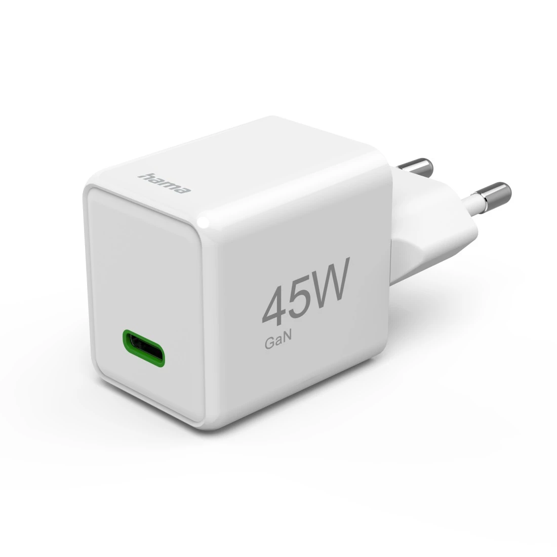 hama GaN-Ladeadapter weiß, 45 Watt