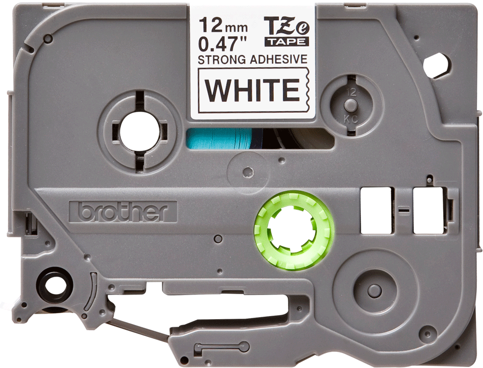 TZE-S231 LAMINATED TAPE M 8M 8M BLACK ON WHITE EXTRA-STRONG