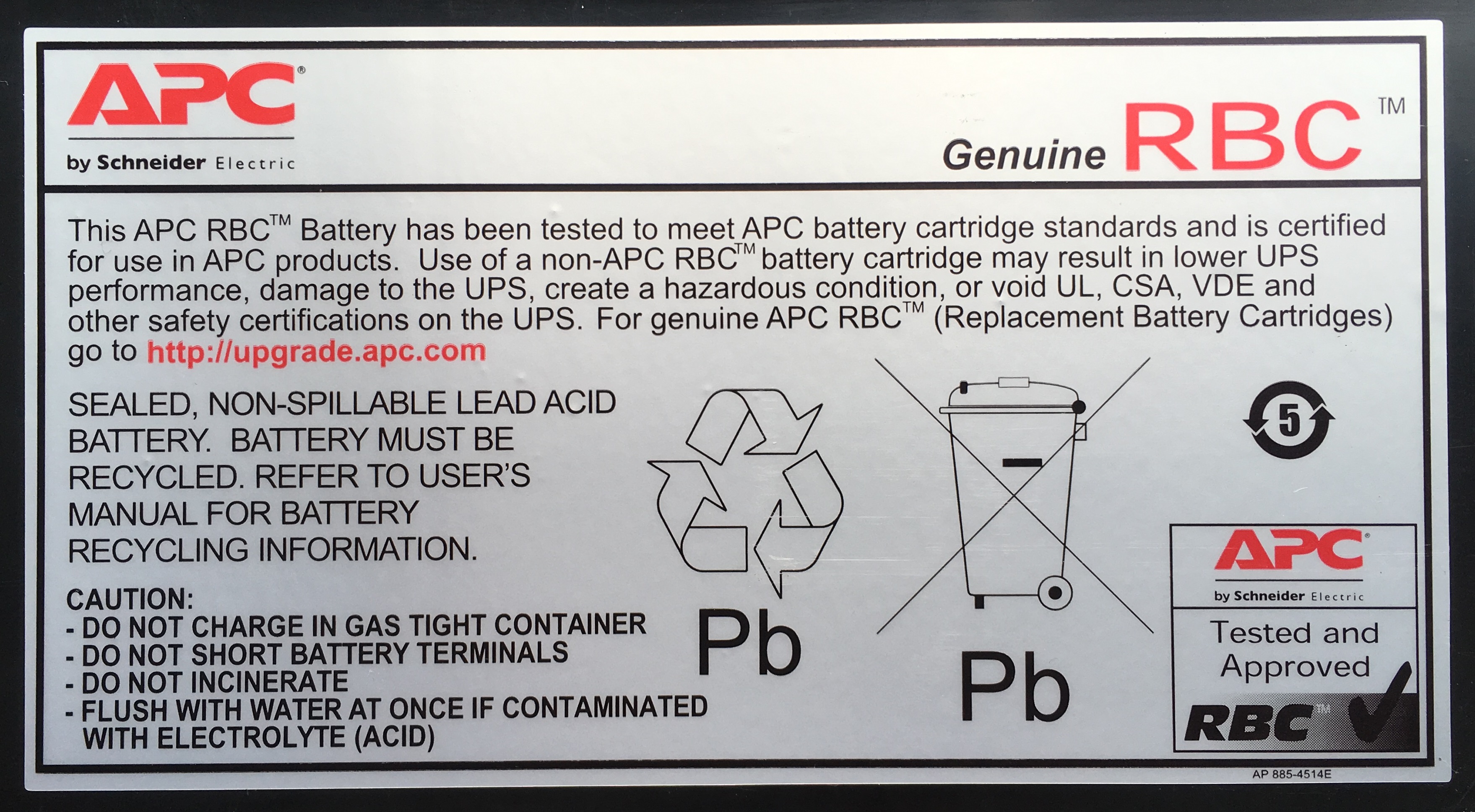 APC Batterie USV RBC43 48V 10Ah